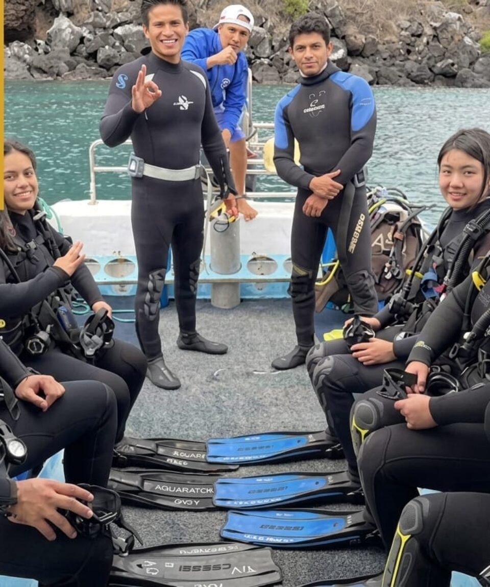 Diving in the Galapagos Island San Cristobal