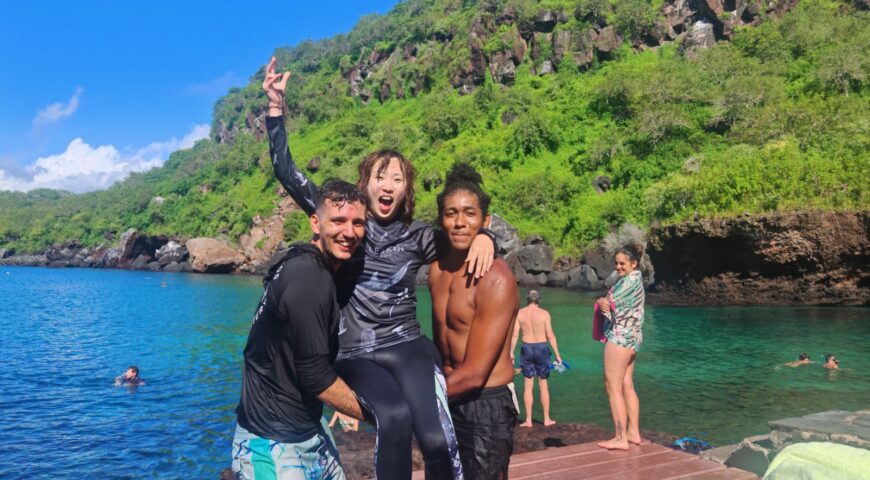 Is Galapagos Safe - Happy Travelers in San Cristobal