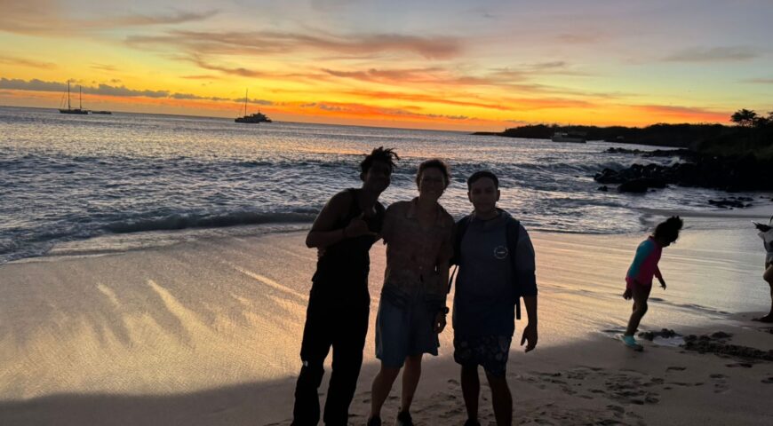 Galapagos Island Hopping - Beach Sunset
