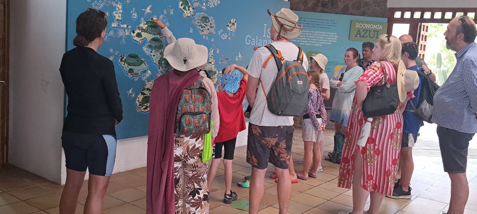 Family trip in the Galapagos Islands