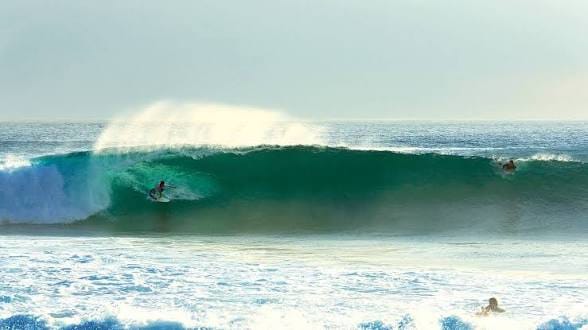 Surfing in San Cristobal - Manglesito Wave Peak